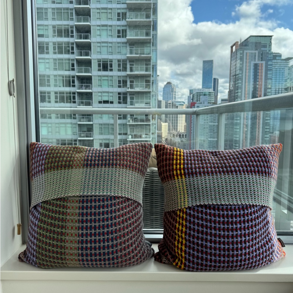 Wallace & Sewell Colorful Patterned Throw Pillows (Pair)
